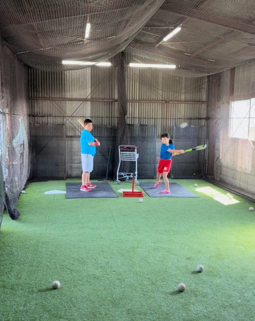 初心者限定クラス 野球風景